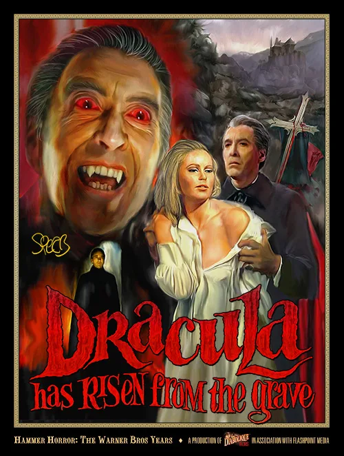 Exclusive 18X24” Limited Edition Poster from Dracula Has Risen From the Grave